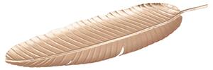 Svuota Tasche Foglia Glam 2 Rame 18x2x55 cm in Ferro