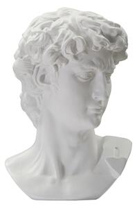 Scultura Testa Antica Bianca 44x35,5x60 cm in Poliresina