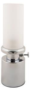 Lampada da tavolo dimmerabile a LED in argento con paralume in metallo/con paralume in vetro (altezza 29,5 cm) Camp - Leitmotiv