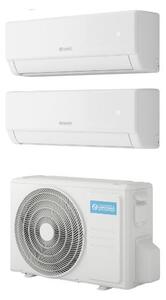 OLIMPIA SPLENDID Climatizzatore Dual Split Inverter 12000+12000 Btu Condizionatore con Pompa di Calore Classe A++/A+ R32 Wi-Fi (Unit Interna + Uni