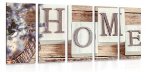 Quadri 5 pezzi – Lettere Home