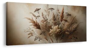 Quadro su tela – Erbe e fiori secchi