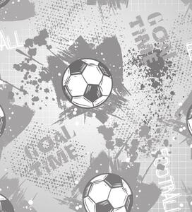 Carta da parati – Pallone da Calcio in Grigio