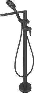 Freestanding bathtub mixer with shower set