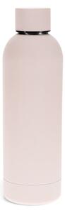 Bottiglia bottiglia da viaggio rosa chiaro in acciaio inox 500 ml – Rex London