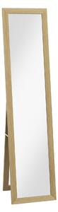 Specchio da Terra o Parete 37x40x155 cm con Cornice in MDF Color Legno