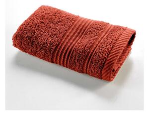 Asciugamano tipo terry color mattone in cotone 30x50 cm Tendresse – douceur d'intérieur