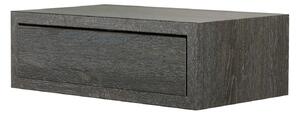 Mensola da Parete 1 Cassetto 45x13,4x23,7 cm in Fibra di Legno Lego Maxi Rovere Scuro
