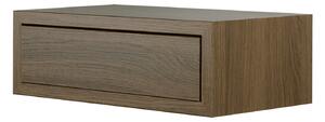 Mensola da Parete 1 Cassetto 45x13,4x23,7 cm in Fibra di Legno Lego Maxi Rovere Tabacco
