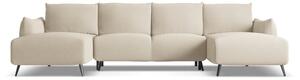 Divano angolare beige Malie – Makamii