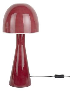 Lampada da tavolo rossa con paralume in vetro (altezza totale 45 cm) Bombin – Leitmotiv