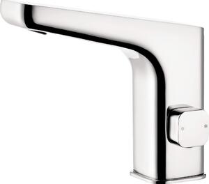 Touchless washbasin mixer with temperature control - 4xAA