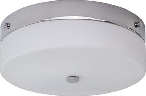 Plafoniera rotonda Tamar, oro lucido e bianco, 1xGX53x10W, metallo, dimensioni: 8,5x23,5x23,5 cm, IP44, Elstead