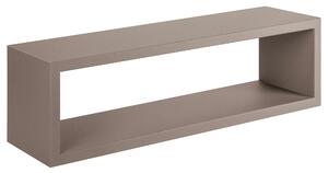 Mensola da Parete 60x18x15,5 cm in Fibra di Legno Regolo Marrone Talpa