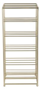 Portabottiglie dorato in metallo numero di bottiglie 10 25x57x22,5 cm Dual Floor – PT LIVING
