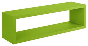 Mensola da Parete 60x18x15,5 cm in Fibra di Legno Regolo Verde