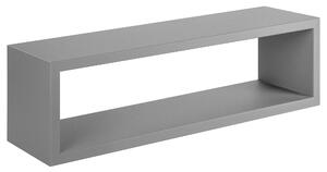 Mensola da Parete 60x18x15,5 cm in Fibra di Legno Regolo Grigio Sasso