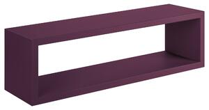 Mensola da Parete 60x18x15,5 cm in Fibra di Legno Regolo Viola Melanzana
