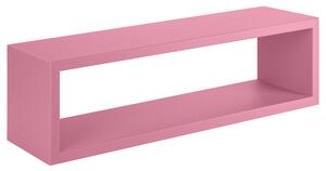 Mensola da Parete 60x18x15,5 cm in Fibra di Legno Regolo Rosa Blush