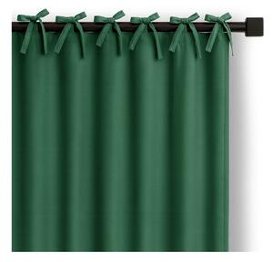 Tenda parzialmente oscurante verde scuro 140x250 cm Carli Tie – Restilo