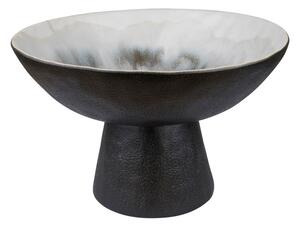 Ciotola nera/avorio in gres ø 31,5 cm By Hand – Mette Ditmer Denmark