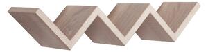 Mensola da Parete Libreria Zigzag 56x15,5 cm in Fibra di Legno Saetta Rovere Sagerau