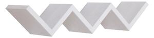 Mensola da Parete Libreria Zigzag 56x15,5 cm in Fibra di Legno Saetta Rovere Imperiale