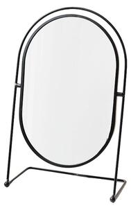 Specchio da tavolo UNIQ Oval Lux - Elegante specchio da toeletta nero