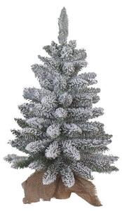 Mini Albero di Natale Artificiale Innevato 90 cm 105 Rami Verde