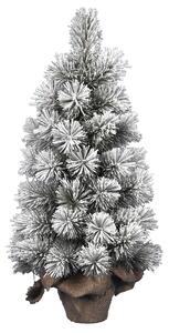 Mini Albero di Natale Artificiale Innevato 90 cm 83 Rami Verde