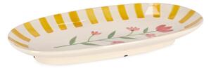 Piatto da portata giallo/color crema Daryel – Yes Everyday