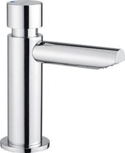Timed washbasin mixer