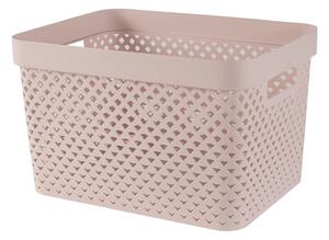 Scatola rosa chiaro in plastica 35,5x26x22 cm Pure – Curver