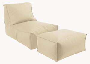 Poltrona sacco da esterno con pouf Der Sundowner