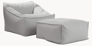 Poltrona sacco da esterno con pouf Der Sunnyboy