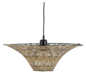 Lampadario color oro con paralume in metallo ø 47,5 cm - Ixia