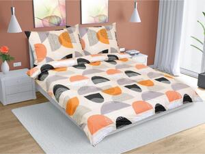 Set di lenzuola in cotone - 1 set 180x220, 70x90 - arancione