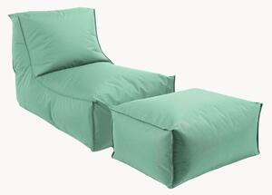 Poltrona sacco da esterno con pouf Der Sundowner