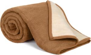 Coperta KIRA PLUS - Marrone,Beige - 200x230