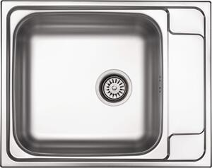 1-bowl steel sink with drainer
