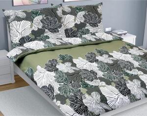Set di lenzuola in cotone - 1 set 180x200, 70x90 - color kaki