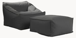 Poltrona sacco da esterno con pouf Der Sunnyboy