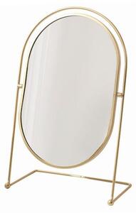 Specchio da tavolo UNIQ Oval Lux - Elegante specchio da trucco color oro
