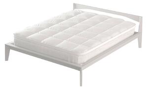 Topper Matrimoniale Trapuntato 800 gr/mq con Fascia Coprimaterasso Morfeo Bianco