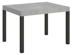 Tavolo Allungabile 120-204x80x77 cm Everyday Cemento e Antracite