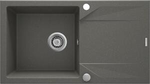 1-bowl granite sink with drainer