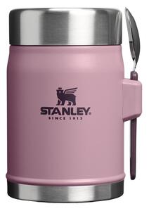 Borraccia termica viola in acciaio inox 400 ml Legendary Food Jar + Spork Purple Smoke – Stanley