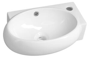 Lavabo bianco in ceramica 43x28,5 cm Ribera – Sapho