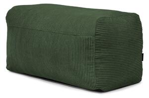 Puof a sacco verde con rivestimento in velluto a coste Plus 100 Lounge – SLOWDOWN