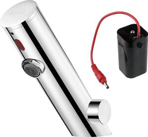 Touchless washbasin mixer with temperature control - 4xAA